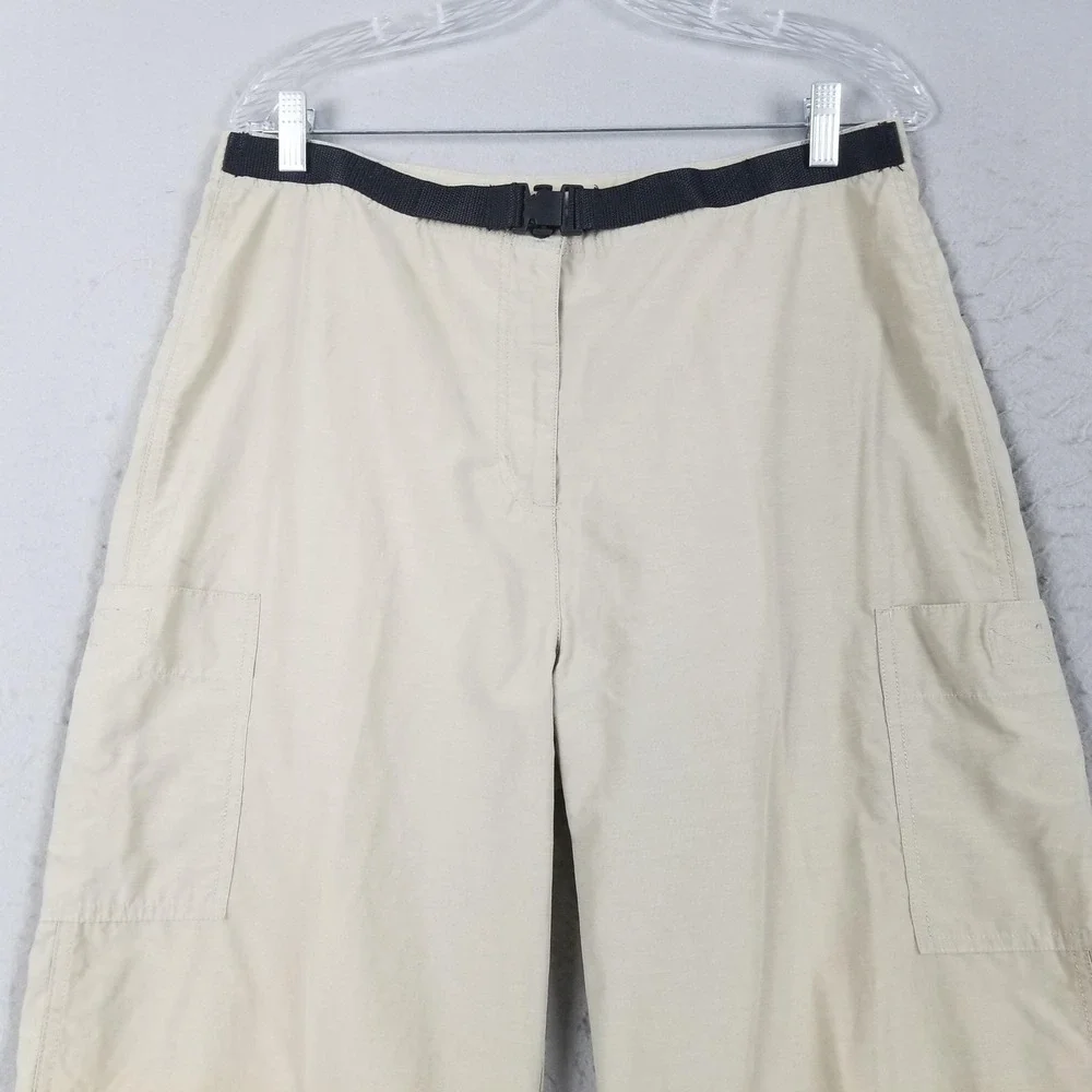 Pellini Pants Boys 15/16 Beige Cargo Elastic Waist Nylon Blend Outdoor